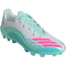 adidas F50 Messi League 2G/3G AG Fußballschuhe JQ0940 - cloud white/lucid pink/flash aqua 39 1/3