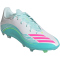 adidas F50 Messi League FG/MG Fußballschuhe JQ0954 - cloud white/lucid pink/flash aqua 39 1/3
