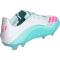 adidas F50 Messi League FG/MG Fußballschuhe JQ0954 - cloud white/lucid pink/flash aqua 39 1/3