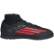 adidas F50 Club Mid Cut TF Multinocken-Fußballschuhe Kinder KJ1428 - core black/lucid red/core black 28