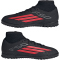 adidas F50 Club Mid Cut TF Multinocken-Fußballschuhe Kinder KJ1428 - core black/lucid red/core black 28
