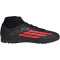 adidas F50 Club Mid Cut TF Multinocken-Fußballschuhe KJ1427 - core black/lucid red/core black 39 1/3