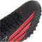 adidas F50 Club Mid Cut TF Multinocken-Fußballschuhe KJ1427 - core black/lucid red/core black 39 1/3