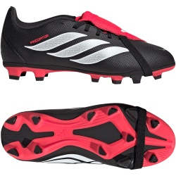 adidas Predator Club Fold-Over Tongue FG/MG Fußballschuhe Kinder KI8895 - core black/cloud white/lucid red 32