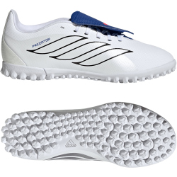 adidas Predator Club Fold-Over Tongue TF Multinocken-Fußballschuhe Kinder KJ1316 - cloud white/zero met./team royal blue 30