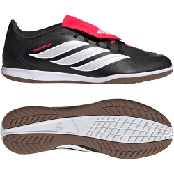 adidas Predator Club Sala Fold-Over Tongue IN Fußballschuhe KI6309 - core black/cloud white/lucid red 40