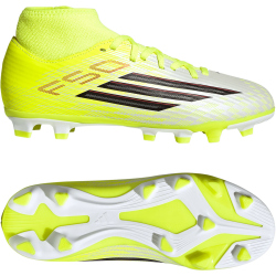 adidas F50 Club Mid FG/MG Fußballschuhe Kinder KI6175 - team solar yellow 2/core black/lucid red 28