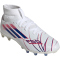 adidas F50 Sparkfusion League Mid Cut FG/AG Fußballschuhe Kinder KJ1438 - cloud white/team royal blue/lucid red 30