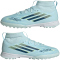 adidas F50 Sparkfusion League Mid Cut TF Multinocken-Fußballschuhe Kinder JR1829 - almost blue/dusky petrol/hi-res yellow 36