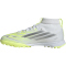 adidas F50 Sparkfusion League Mid Cut TF Multinocken-Fußballschuhe Kinder JR1828 - cloud white/iron met./hi-res yellow 35