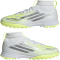adidas F50 Sparkfusion League Mid Cut TF Multinocken-Fußballschuhe Kinder JR1828 - cloud white/iron met./hi-res yellow 35