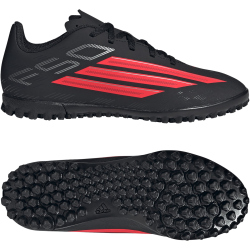 adidas F50 Club TF Multinocken-Fußballschuhe Kinder JS1490 - core black/lucid red/core black 28.5