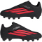 adidas F50 Club Velcro FG/MG Fußballschuhe Kinder JS1488 - core black/lucid red/core black 28