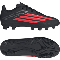 adidas F50 Club FG/MG Fußballschuhe Kinder JS1480 - core black/lucid red/core black 28