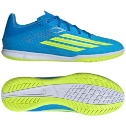 adidas F50 Club IN Fußballschuhe JR9048 - lucid ray blue/team solar yellow 2/lucid aquamarine 39 1/3