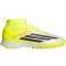 adidas F50 League Mid Cut TF Multinocken-Fußballschuhe Kinder JR9029 - team solar yellow 2/core black/lucid red 36