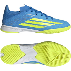 adidas F50 League IN Fußballschuhe Kinder JR9020 - lucid ray blue/team solar yellow 2/lucid aquamarine 28