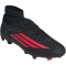 adidas F50 League Mid Cut FG/MG Fußballschuhe JR9007 - core black/lucid red/core black 40