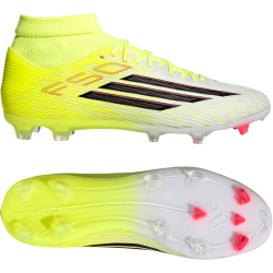adidas F50 League Mid Cut FG/MG Fußballschuhe JP8348 - team solar yellow 2/core black/lucid red 41 1/3