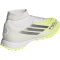 adidas F50 Sparkfusion League Mid Cut TF Multinocken-Fußballschuhe Damen JR9004 - cloud white/iron met./hi-res yellow 38 2/3