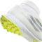 adidas F50 Sparkfusion League Mid Cut TF Multinocken-Fußballschuhe Damen JR9004 - cloud white/iron met./hi-res yellow 38 2/3