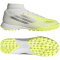 adidas F50 Sparkfusion League Mid Cut TF Multinocken-Fußballschuhe Damen JR9004 - cloud white/iron met./hi-res yellow 38 2/3