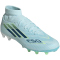 adidas F50 Sparkfusion League Mid Cut FG/AG Fußballschuhe Damen JR8998 - almost blue/dusky petrol/hi-res yellow 39 1/3
