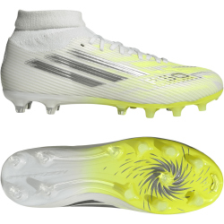 adidas F50 Sparkfusion League Mid Cut FG/AG Fußballschuhe Damen JP8350 - cloud white/iron met./hi-res yellow 38