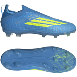adidas F50 Elite Laceless FG Fußballschuhe Kinder JR8960 - lucid ray blue/team solar yellow 2/lucid aquamarine 36