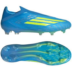 adidas F50 Elite Laceless FG Fußballschuhe JR6461 - lucid ray blue/team solar yellow 2/lucid aquamarine 42