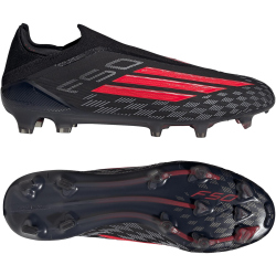 adidas F50 Elite Laceless FG Fußballschuhe JR6460 - core black/lucid red/core black 39 1/3