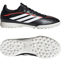 adidas Copa Pure IV League TF Multinocken-Fußballschuhe Kinder JR6259 - core black/cloud white/lucid red 34