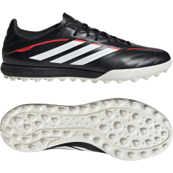 adidas Copa Pure IV League TF Multinocken-Fußballschuhe JQ0478 - core black/cloud white/lucid red 41 1/3