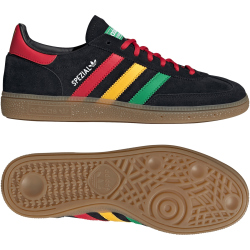 adidas Handball Spezial Sneaker Herren HQ9437 - core black/pure ruby/bold gold 42 2/3