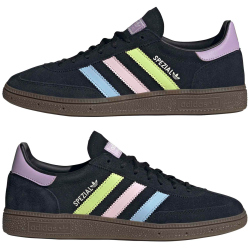 adidas Handball Spezial Sneaker Herren HP3675 - core black/glow blue/off white 40 2/3
