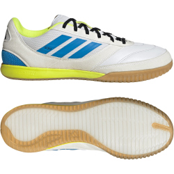 adidas Top Sala Competition II IN Fußballschuhe JP6983 - cloud white/lucid ray blue/solar yellow 39 1/3
