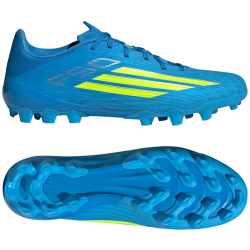 adidas F50 League 2G/3G AG Fußballschuhe JQ1485 - lucid ray blue/team solar yellow 2/lucid aquamarine 39 1/3