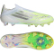 adidas F50 Sparkfusion Elite Laceless FG/AG Fußballschuhe Damen JQ1479 - cloud white/iron met./hi-res yellow 44