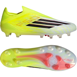 adidas F50 Elite Laceless AG Fußballschuhe JQ1472 - team solar yellow 2/core black/lucid red 46 2/3