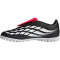 adidas Predator Club Fold-Over Tongue TF Multinocken-Fußballschuhe JR5910 - core black/cloud white/lucid red 40