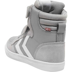 hummel Slimmer Stadil Leder High-Top Sneaker Kinder alloy 26