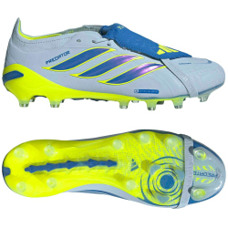 adidas Predator Elite Fold-Over Tongue AG Fußballschuhe JR5900 - crystal sky/ray blue/team solar yellow 2 42