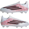 adidas F50 League Laceless FG Fußballschuhe Kinder KJ3780 - cloud white/core black/lucid red 28