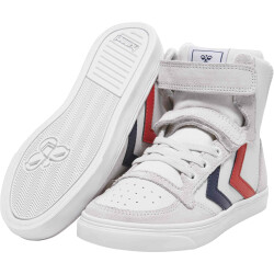 hummel Slimmer Stadil Leder High-Top Sneaker Kinder white 31