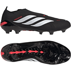 adidas Predator League Laceless FG Fußballschuhe JS2996 - core black/cloud white/lucid red 40 2/3