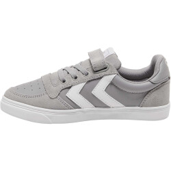 hummel Slimmer Stadil Leder Low-Top Sneaker Kinder alloy 36