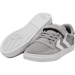 hummel Slimmer Stadil Leder Low-Top Sneaker Kinder alloy 36