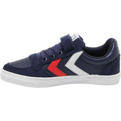 hummel Slimmer Stadil Leder Low-Top Sneaker Kinder peacoat 26