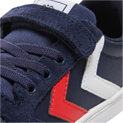 hummel Slimmer Stadil Leder Low-Top Sneaker Kinder peacoat 26