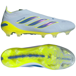adidas Predator Elite Laceless FG Fußballschuhe JS0410 - crystal sky/ray blue/team solar yellow 2 42